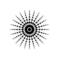 Mandala aus Rechtecken Zusammensetzung. modernes zeitgenössisches Mandala für Logo, Dekoration oder Grafikdesign. Vektor-Illustration vektor