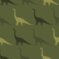 nahtloses Muster mit Dinosauriern. vektor