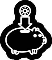 Sparschwein-Symbol vektor