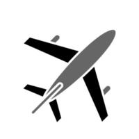 Illustrationsvektorgrafik des Flugzeugsymbols vektor