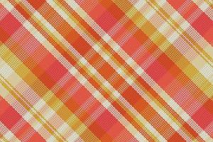 tartan plädmönster med textur och varm färg. vektor