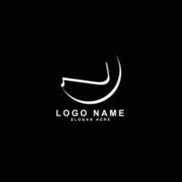 kreativ vit logotypdesign vektor