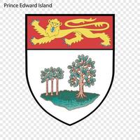 Emblem von Prince Edward Island, Provinz Kanada vektor