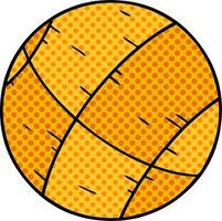 Cartoon-Doodle eines Basketballs vektor