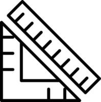 Symbol für Geometrievektorlinie vektor