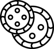 Schaltflächen-Line-Icon-Design vektor