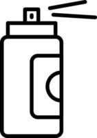 Spray-Line-Icon-Design vektor