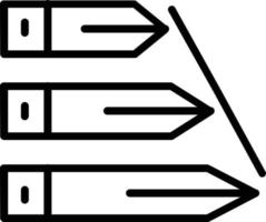 Symbol für Energieklasse-Linie vektor