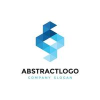 modernt ss-brev kreativt och unikt logotypmärke för affärsföretag vektor