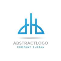 abstraktes Immobilien-Logo-Symbol-Vorlagen-Vektordesign. vektor