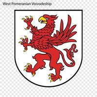 emblem staten Polen vektor