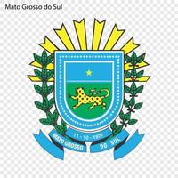 emblem för den brasilianska staten vektor
