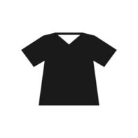 T-Shirt-Symbol. T-Shirt-Symbol-Vektor-Design-Illustration. T-Shirt-Symbol einfaches Zeichen. vektor