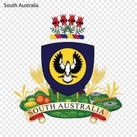 emblem staten Australien. vektor