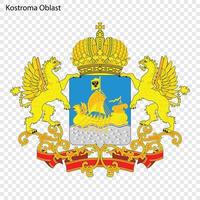 Emblem der Provinz Russland vektor