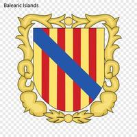 Emblem Provinz Spanien vektor