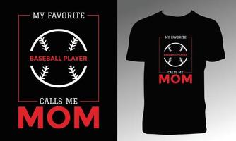 Baseball-T-Shirt-Design vektor