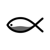 illustration vektorgrafik av fisk ikon vektor