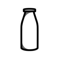 illustration vektorgrafik av mjölkflaska ikonen vektor