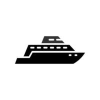 Abbildung Vektorgrafik Yacht-Symbol vektor