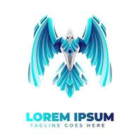 eagle gradient logotyp vektor