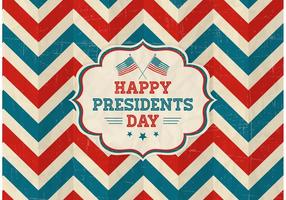 Free Vector Happy Presidents Day Retro Hintergrund