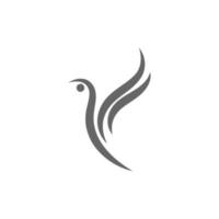 Vogel-Logo-Symbol-Illustration vektor