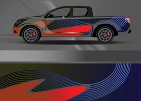 Auto-Wrap-Aufkleber-Grafiken. abstrakter Adlerstreifen-Grunge-Renn- und Sporthintergrund für Rennlackierung oder Auto-Vinyl-Aufkleber für den täglichen Gebrauch vektor