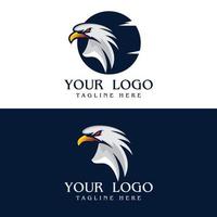 fantastisk eagle logo design gratis vektor