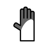 Illustrationsvektorgrafik des Handschuhsymbols vektor