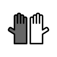 Illustrationsvektorgrafik des Handschuhsymbols vektor