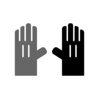 Illustrationsvektorgrafik des Handschuhsymbols vektor