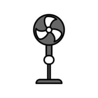 Abbildung Vektorgrafik Stand-Fan-Symbol vektor