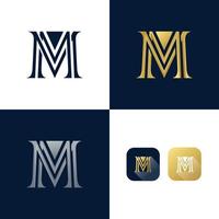 m-Logo-Design kostenloser Vektor