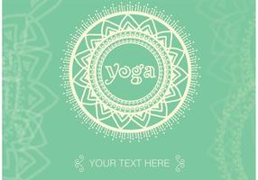 Boho Yoga Meditation Vektor Hintergrund