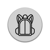 Rucksack-Icon-Vorlage vektor