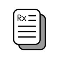 Abbildung Vektorgrafik des RX-Symbols vektor