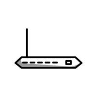 Abbildung Vektorgrafik des Router-Symbols vektor