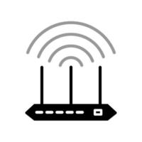 Abbildung Vektorgrafik des Router-Symbols vektor