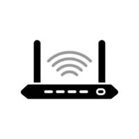 Abbildung Vektorgrafik des Router-Symbols vektor