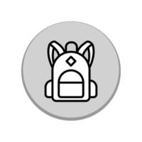 Rucksack-Icon-Vorlage vektor