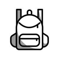 Rucksack-Icon-Vorlage vektor