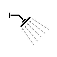 Abbildung Vektorgrafik Dusche Symbol vektor