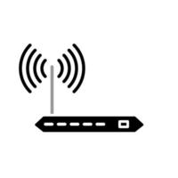 Abbildung Vektorgrafik des Router-Symbols vektor