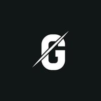 bokstaven g logotyp design gratis vektor fil