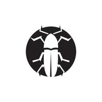 Bug-Vektor-Illustration-Icon-Design-Vorlage vektor