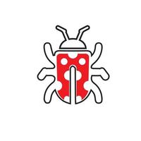 Bug-Vektor-Illustration-Icon-Design-Vorlage vektor