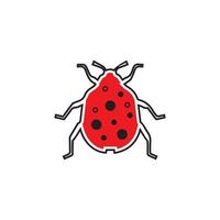 Bug-Vektor-Illustration-Icon-Design-Vorlage vektor