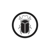 Bug-Vektor-Illustration-Icon-Design-Vorlage vektor