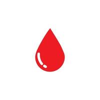 menschliches Blut Logo Vorlage Vektor Icon Illustration Design